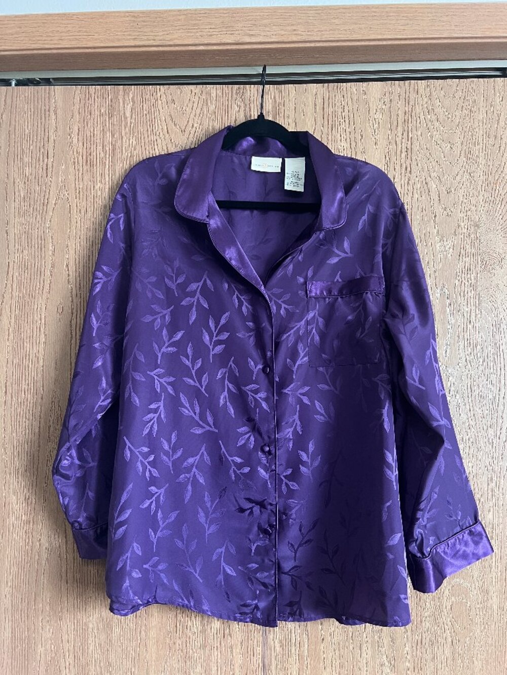 Jaclyn Smith Purple Vintage Sleep Shirt